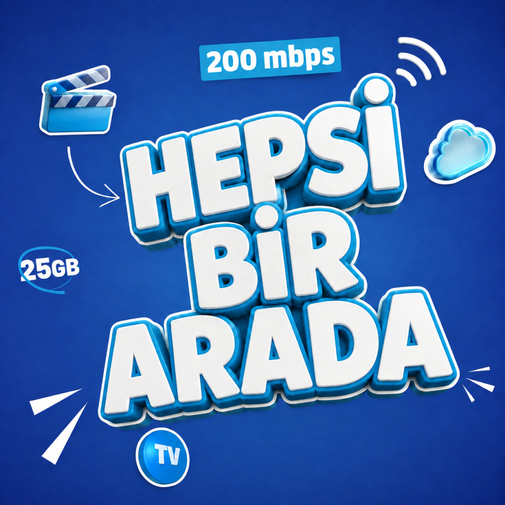 HEPSİ BİR ARADA 200 MBPS