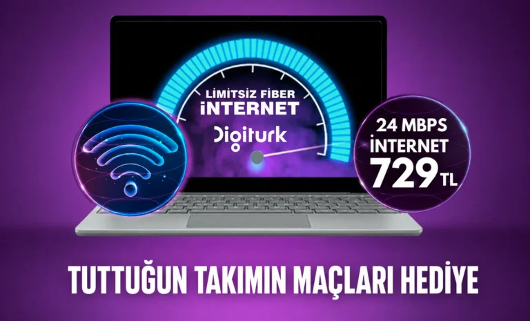 DİGİTURK 24 MBPS İNTERNET + beIN CONNECT TARAFTAR